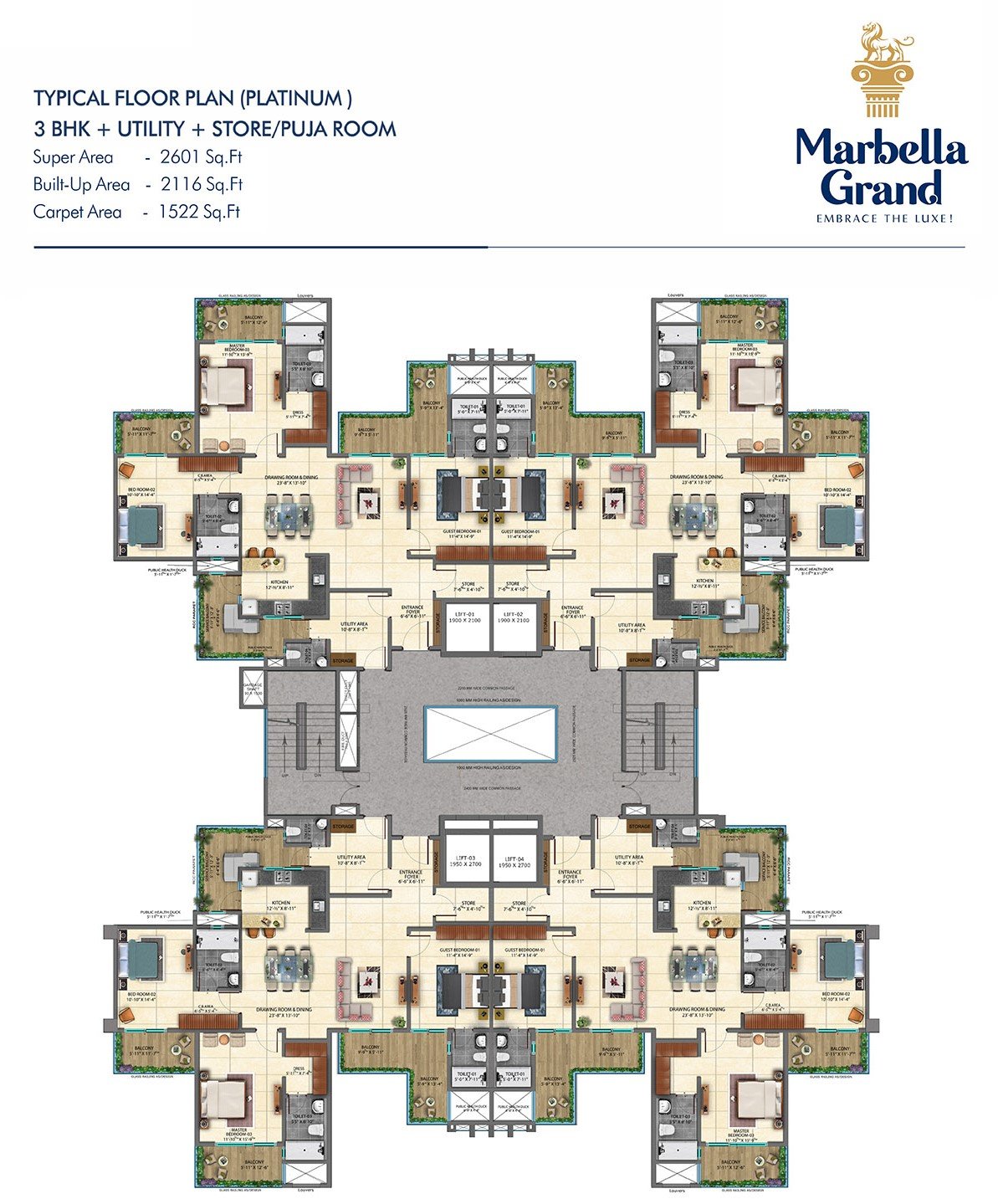 Marbella Grand 4BHK